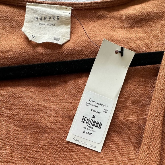 Rust blouse - Picture 2 of 2